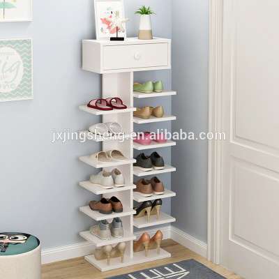 Hot sale shoe cabinet furniture new modern stand wood shoe display cabinet