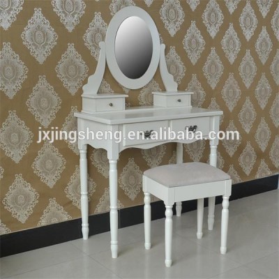 Home furniture high quality durable wooden matt white exporting dresser